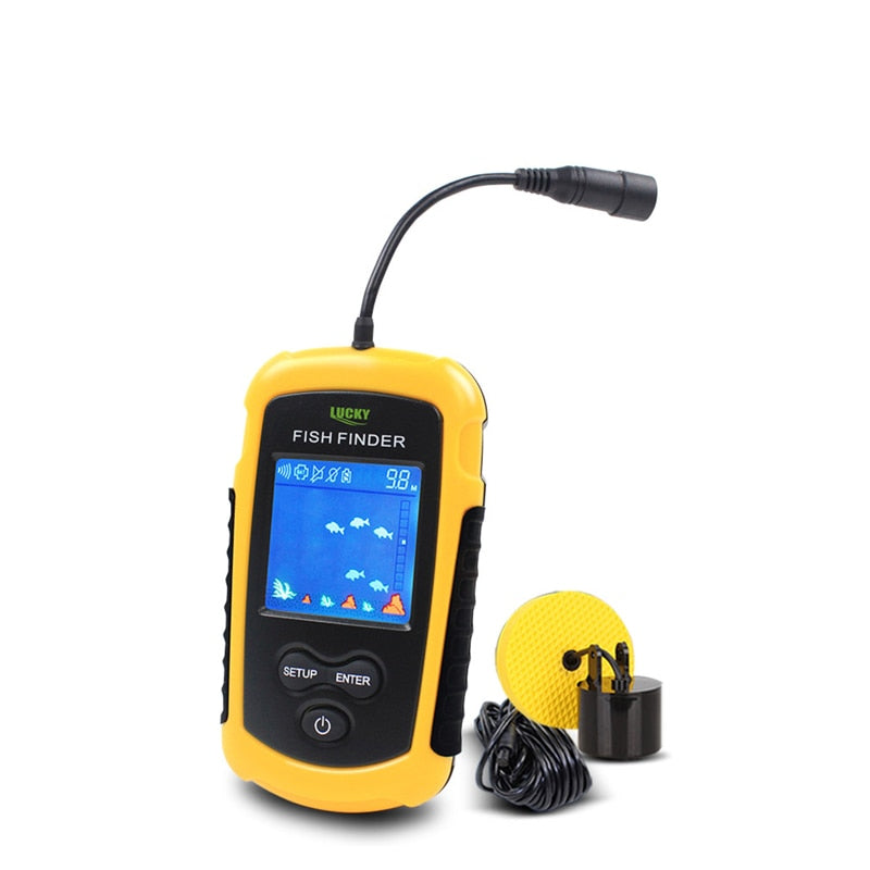 Portable Fish Finder with Sonar Sensor & Display by HitMyNeed