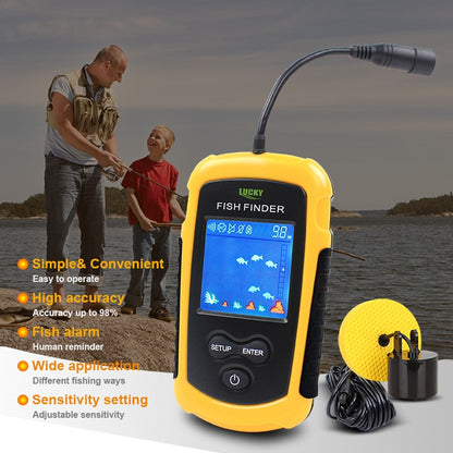 Portable Fish Finder with Sonar Sensor & Display by HitMyNeed