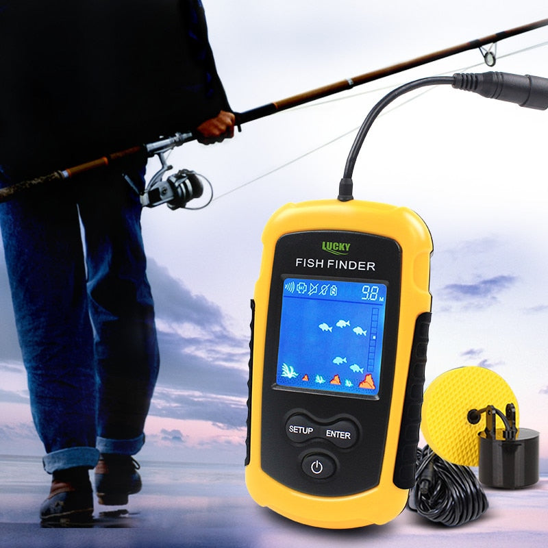 Portable Fish Finder with Sonar Sensor & Display by HitMyNeed