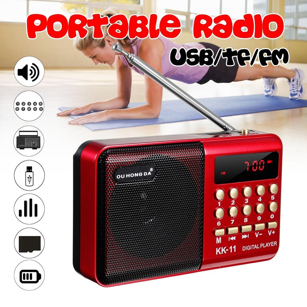 Portable FM Radio and Mini MP3 Player by HitMyNeed