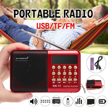Portable FM Radio and Mini MP3 Player by HitMyNeed