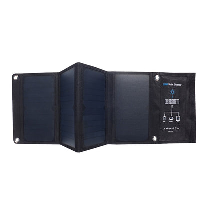 Portable Foldable 28W Solar Charger with USB Ports by HitMyNeed