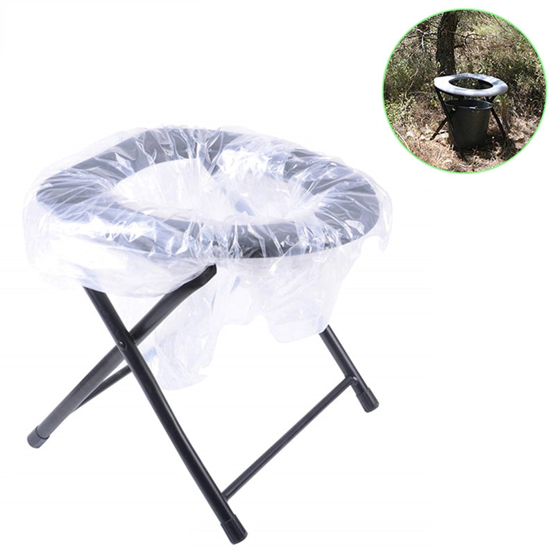 Portable Foldable Camping Toilet Chair by HitMyNeed