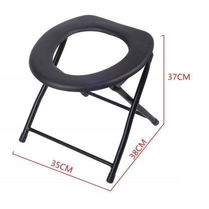 Portable Foldable Camping Toilet Chair by HitMyNeed