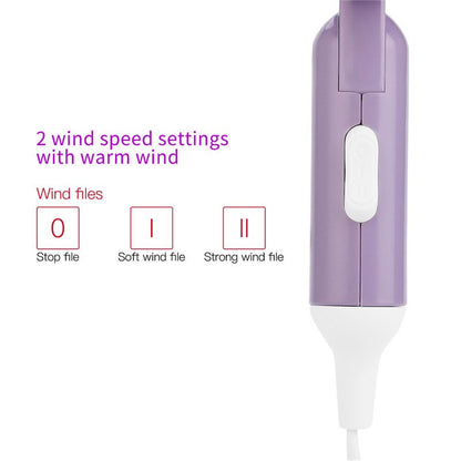 Portable Foldable Hair Dryer with 2 Speed Settings by HitMyNeed