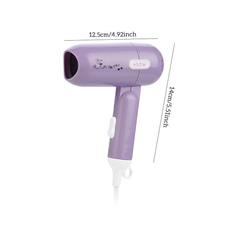 Portable Foldable Hair Dryer with 2 Speed Settings by HitMyNeed