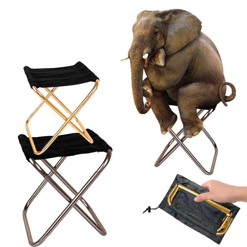 Portable Folding Camping Chair with Carry Bag by HitMyNeed
