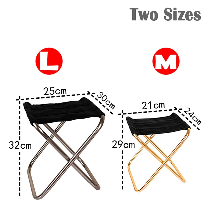 Portable Folding Camping Chair with Carry Bag by HitMyNeed
