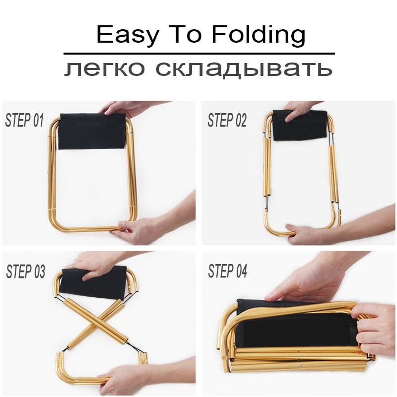 Portable Folding Camping Chair with Carry Bag by HitMyNeed