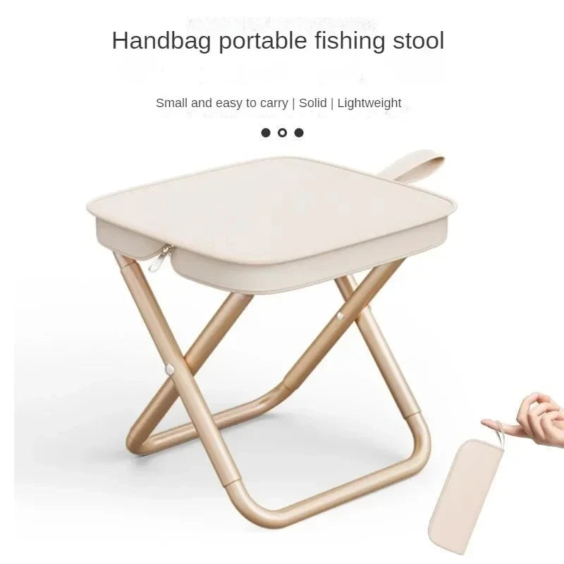 Portable Folding Camping & Fishing Stool by HitMyNeed