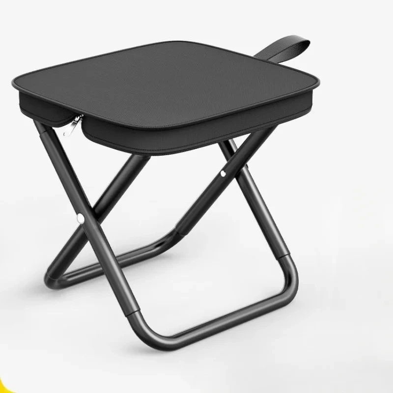 Portable Folding Camping & Fishing Stool black-1p by HitMyNeed