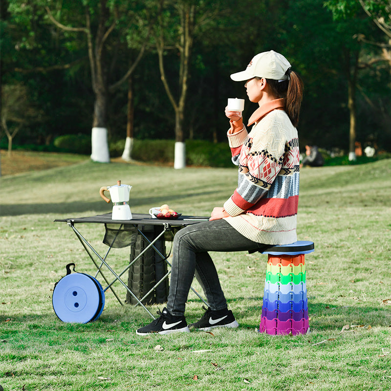 Portable Folding Telescopic Stool with Carry Bag by HitMyNeed