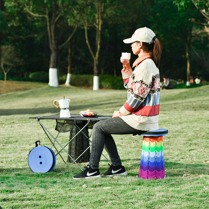 Portable Folding Telescopic Stool with Carry Bag by HitMyNeed