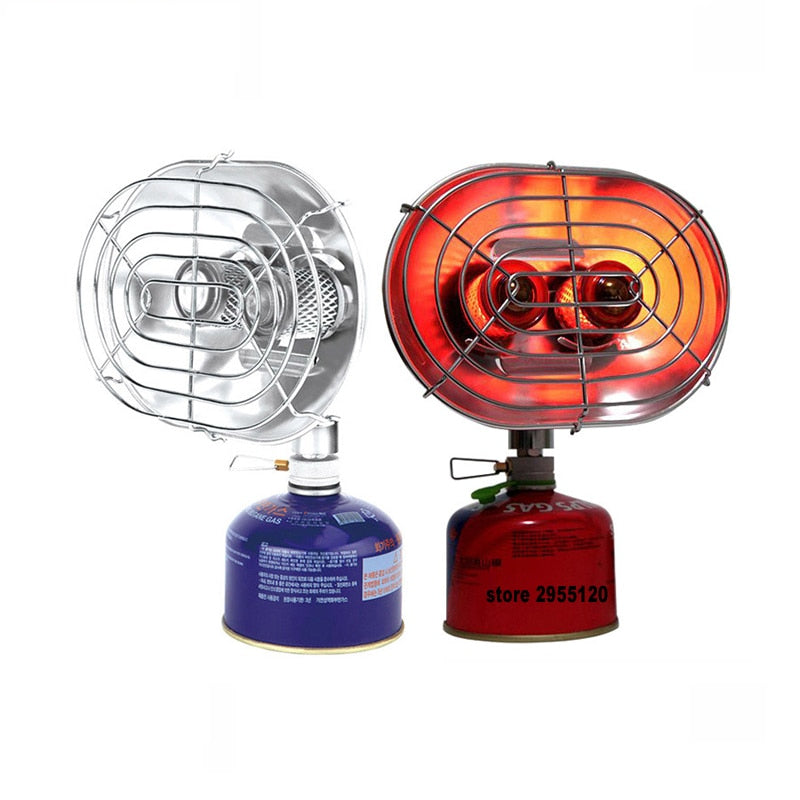 Portable Gas Camping Heater with Double Burner by HitMyNeed