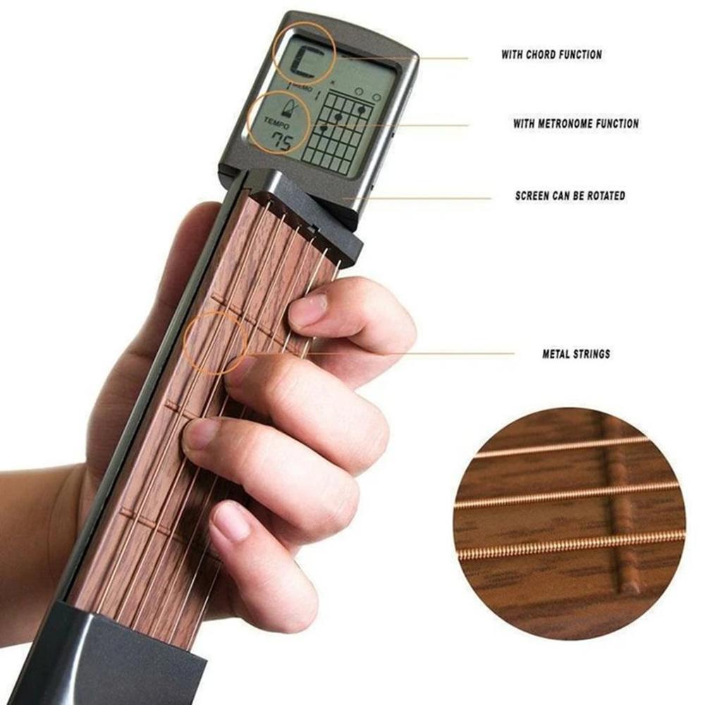 Portable Guitar Chord Pocket Trainer with Metronome by HitMyNeed