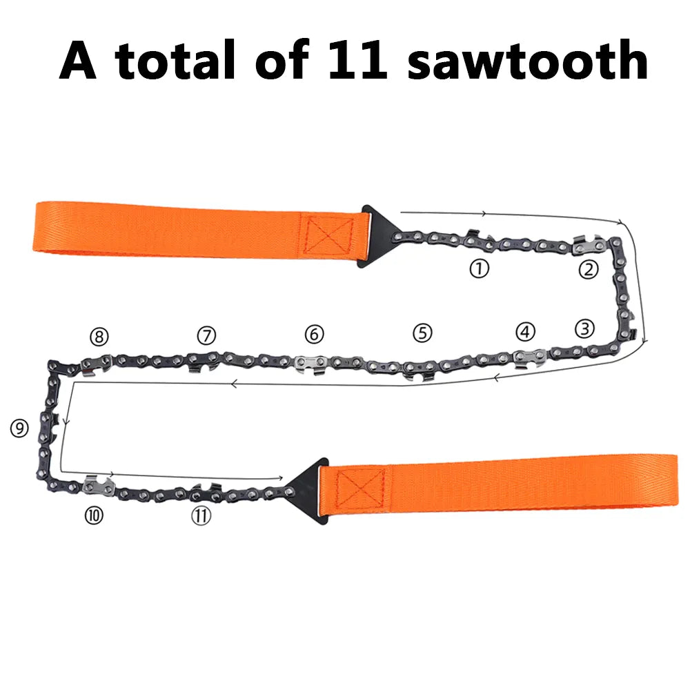 Portable Hand Chain Saw for Camping & Survival by HitMyNeed