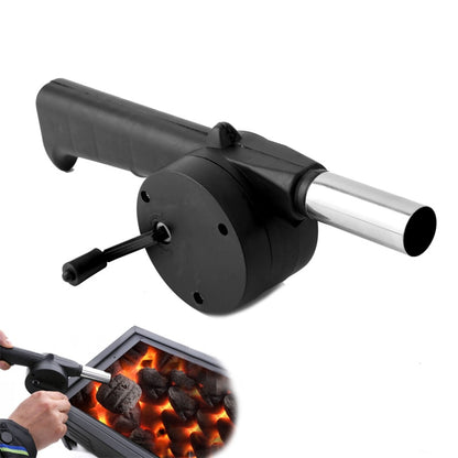 Portable Hand Crank BBQ Fan Blower by HitMyNeed