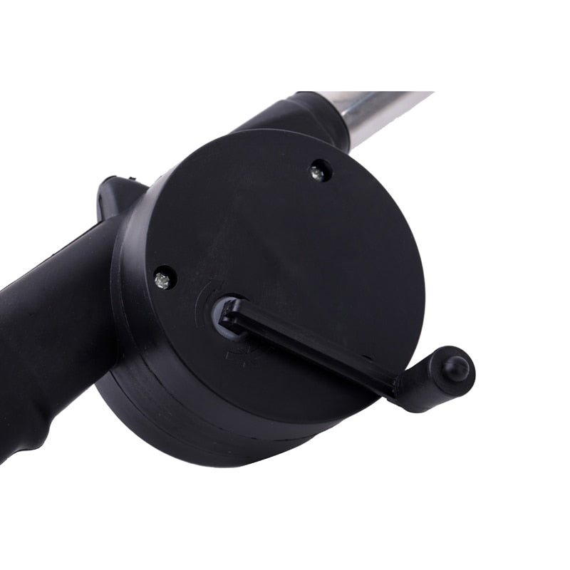 Portable Hand Crank BBQ Fan Blower by HitMyNeed