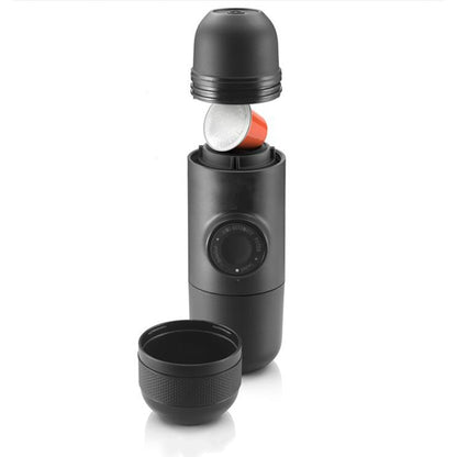 Portable Hand-Press Capsule Coffee Maker by HitMyNeed