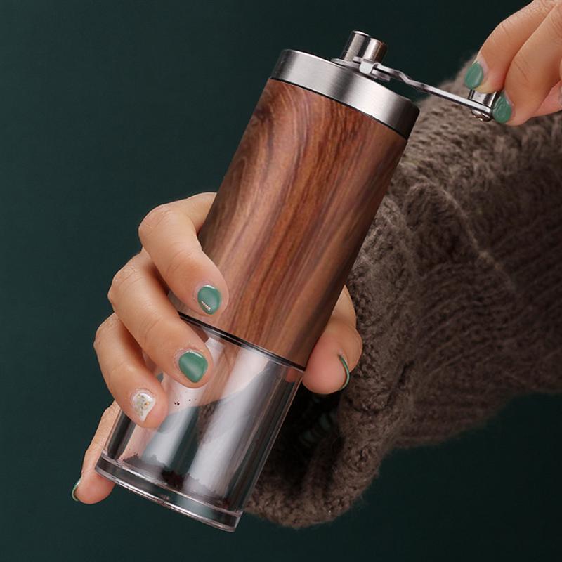 Portable Handheld Coffee Grinder with Manual Crank by HitMyNeed