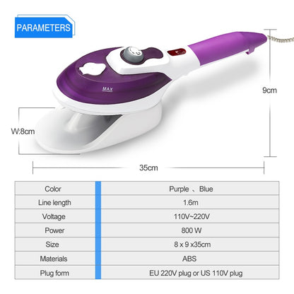 Portable Handheld Garment Steamer 800W by HitMyNeed