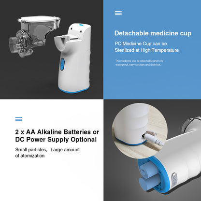 Portable Handheld Nebulizer Inhaler for Adults & Kids by HitMyNeed