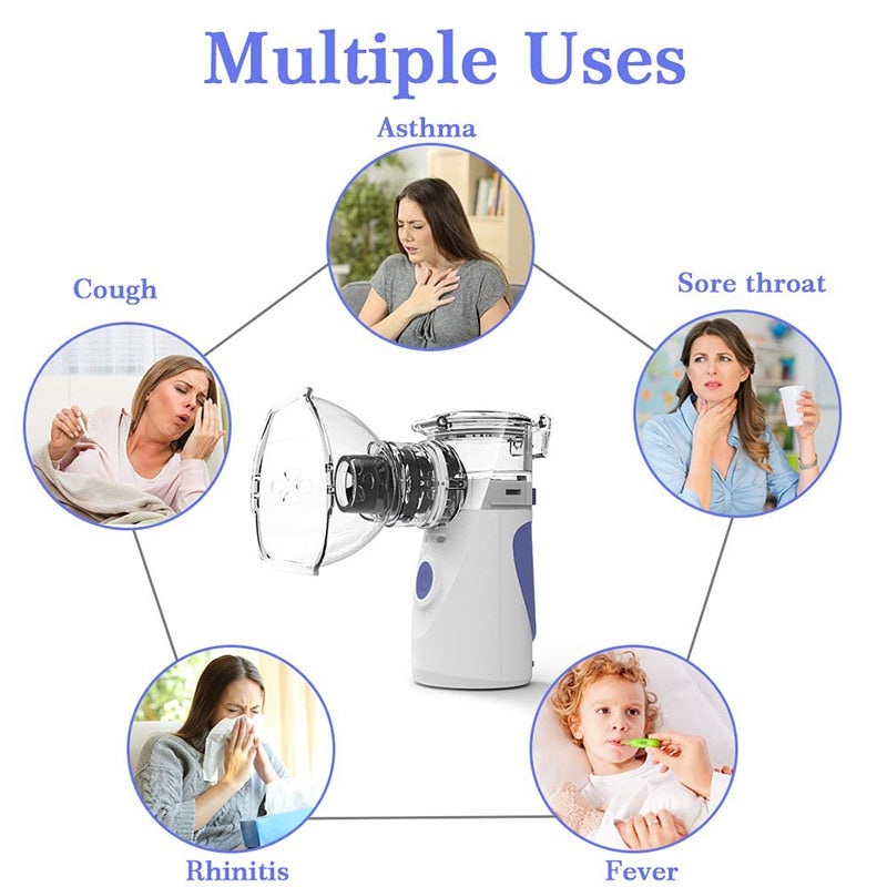 Portable Handheld Nebulizer Machine with USB Power by HitMyNeed