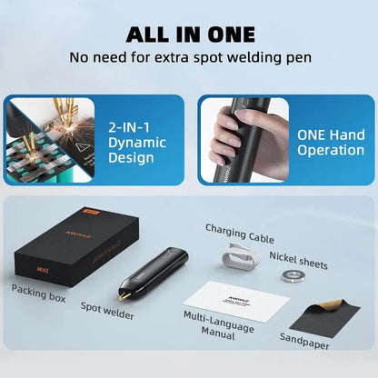 Portable Handheld Spot Welder with 11 Power Levels by HitMyNeed