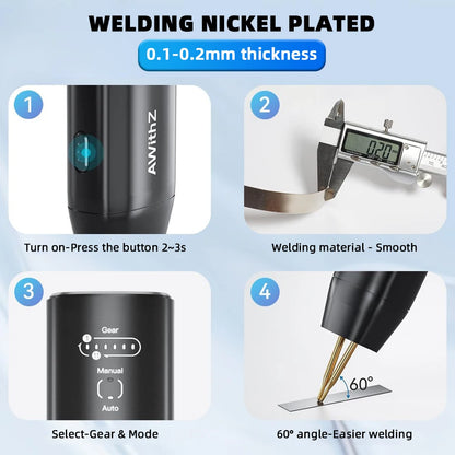 Portable Handheld Spot Welder with 11 Power Levels by HitMyNeed