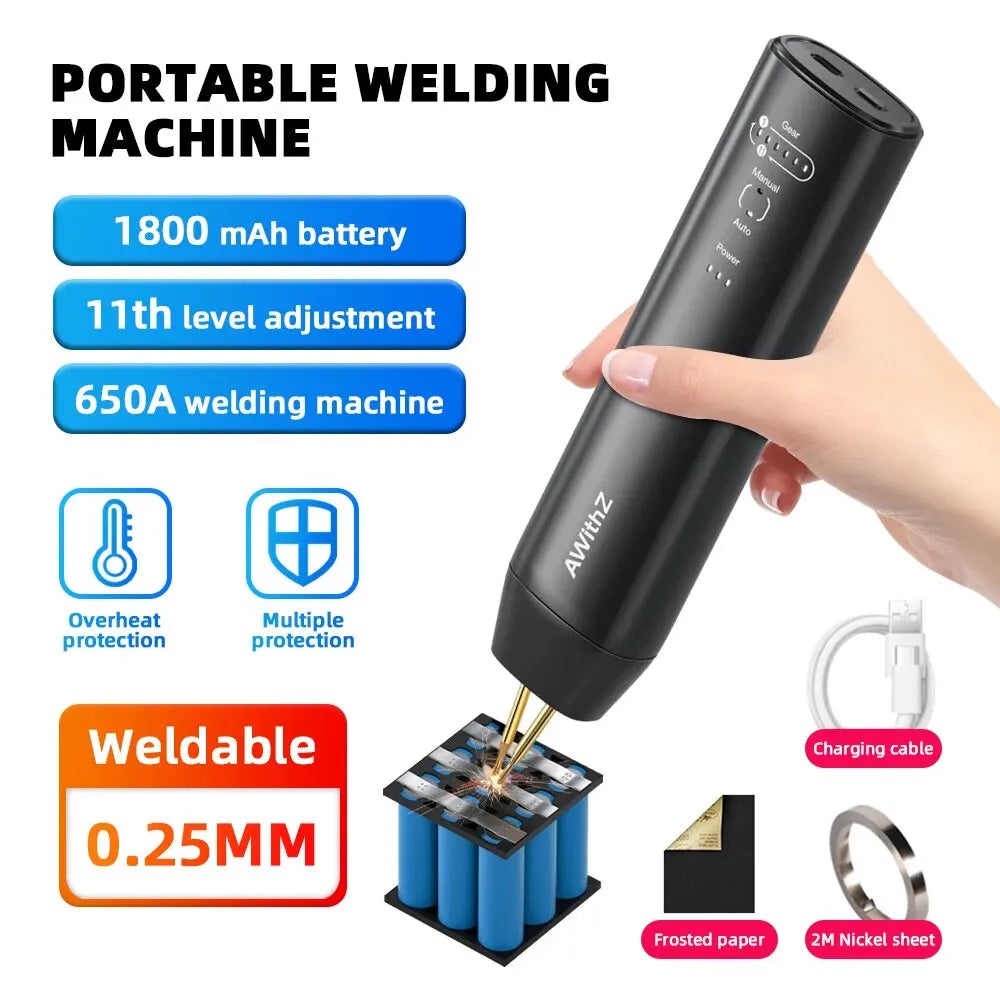 Portable Handheld Spot Welder with 11 Power Levels by HitMyNeed