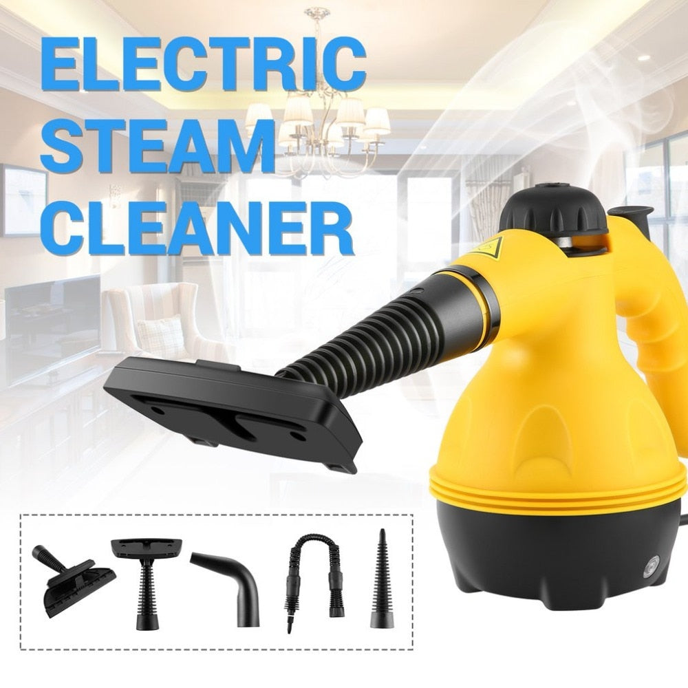 Portable Handheld Steam Cleaner with Nozzle Set by HitMyNeed