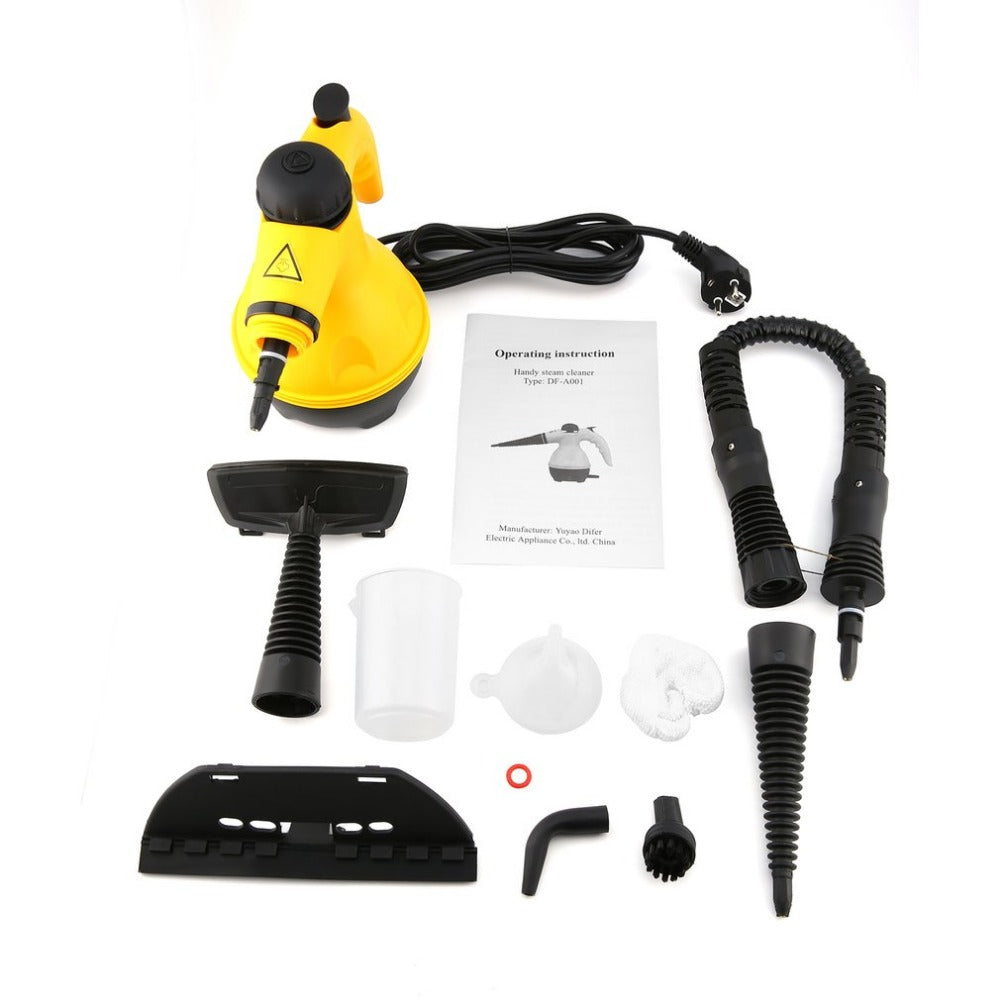 Portable Handheld Steam Cleaner with Nozzle Set by HitMyNeed