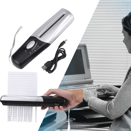 Portable Handheld USB Paper Shredder by HitMyNeed