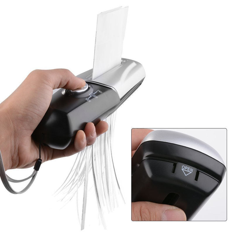 Portable Handheld USB Paper Shredder by HitMyNeed