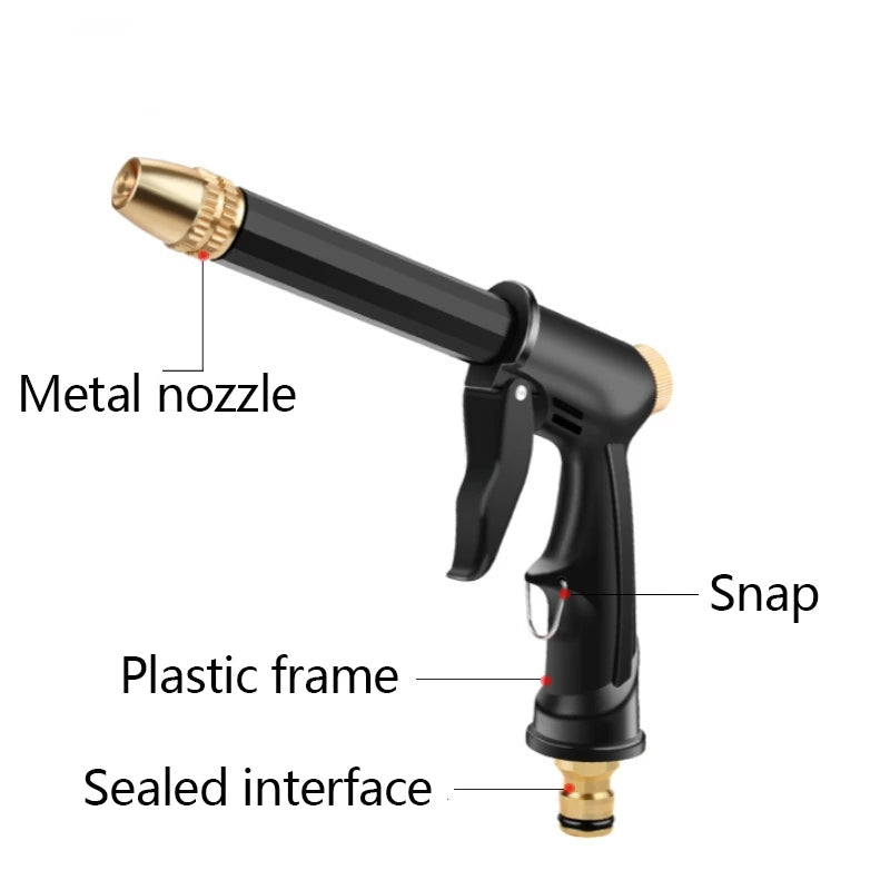 Portable High-Pressure Water Spray Gun Nozzle by HitMyNeed