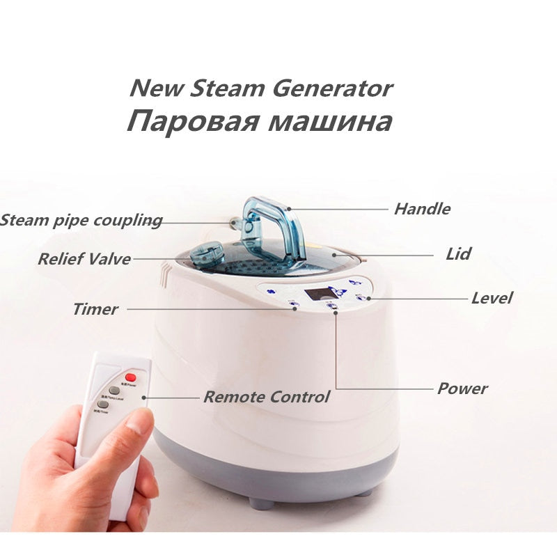 Portable Home Sauna Box with Steam Generator by HitMyNeed