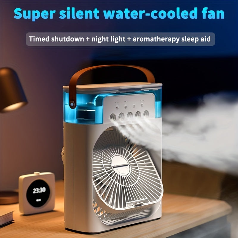 Portable Hydrocooling Air Cooler & Humidifier, 3-Speed by HitMyNeed