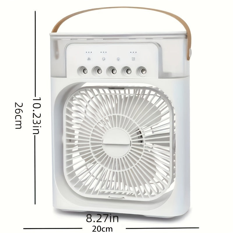 Portable Hydrocooling Air Cooler & Humidifier, 3-Speed by HitMyNeed