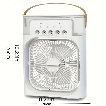 Portable Hydrocooling Air Cooler & Humidifier, 3-Speed by HitMyNeed