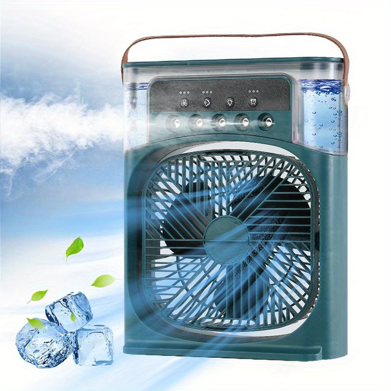 Portable Hydrocooling Air Cooler & Humidifier, 3-Speed green by HitMyNeed