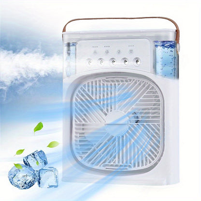 Portable Hydrocooling Air Cooler & Humidifier, 3-Speed white by HitMyNeed