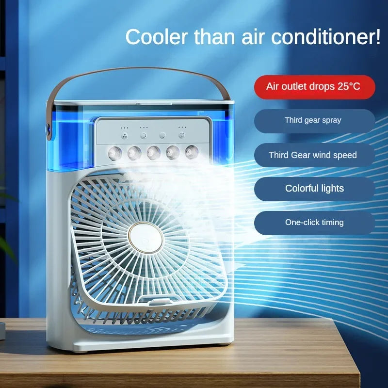 Portable Hydrocooling Air Cooler & Humidifier Fan by HitMyNeed