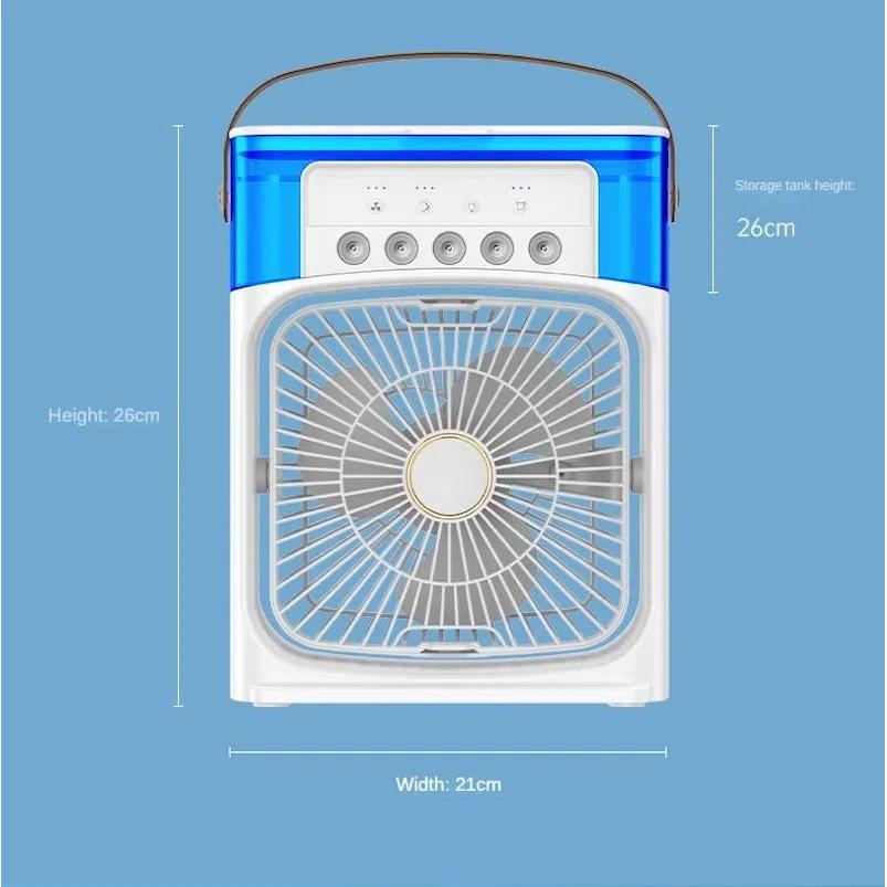 Portable Hydrocooling Air Cooler & Humidifier Fan by HitMyNeed