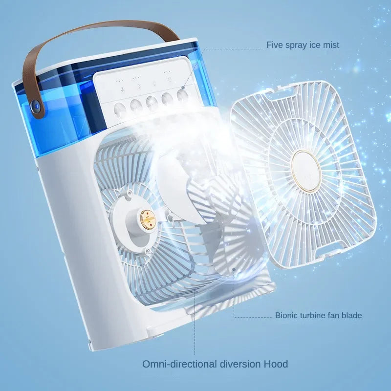 Portable Hydrocooling Air Cooler & Humidifier Fan by HitMyNeed