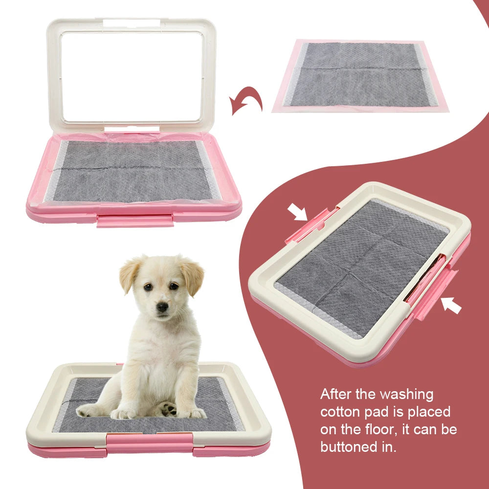 Portable Indoor Dog & Cat Training Toilet Tray by HitMyNeed
