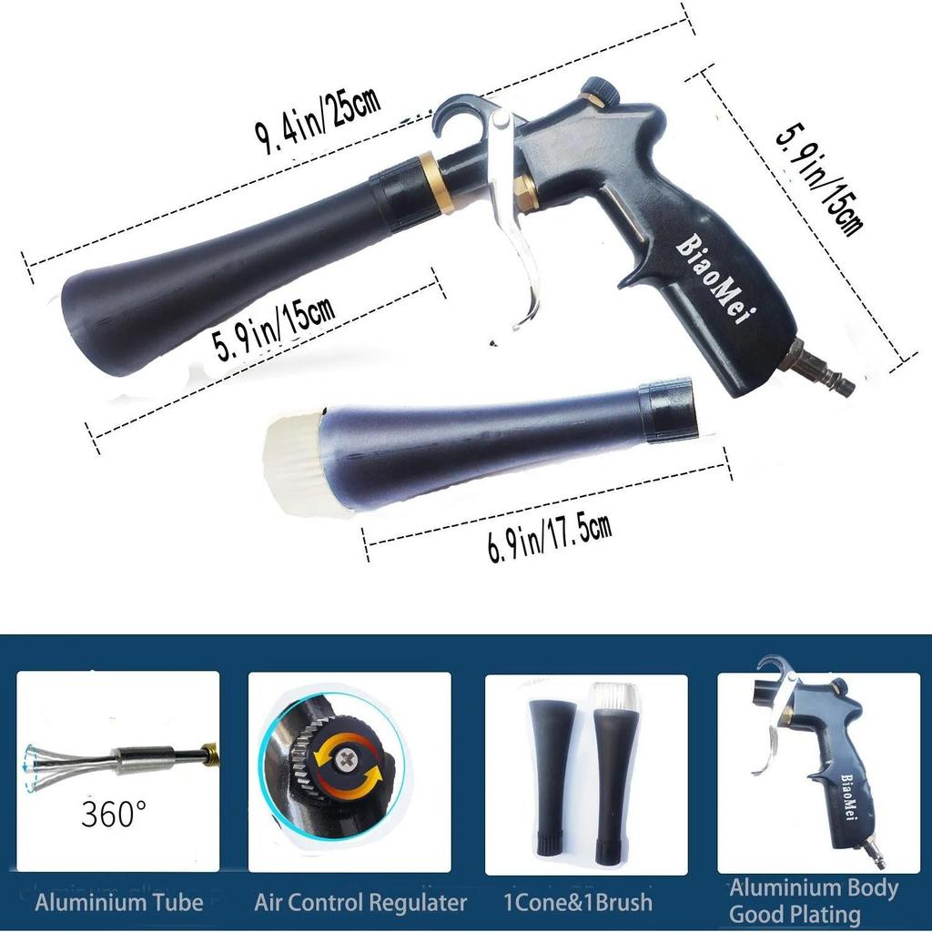 Portable Japanese Stainless Tornador Air Cleaning Gun by HitMyNeed