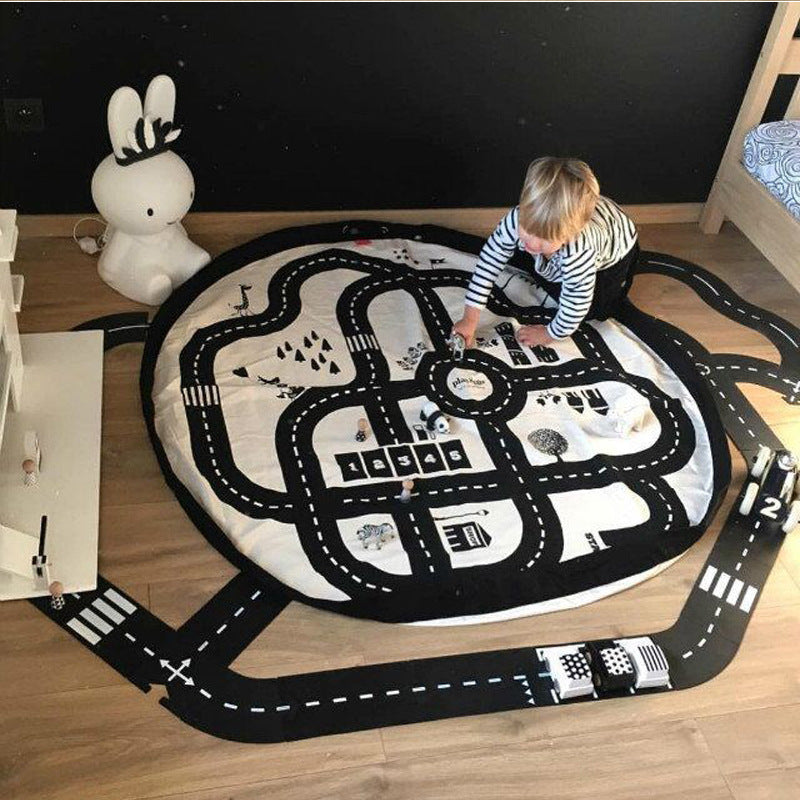 Portable Kids Toy Play Mat and Storage Bag by HitMyNeed