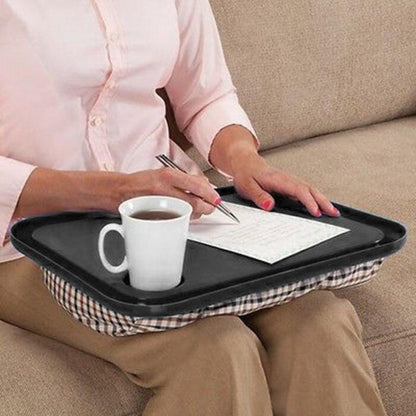 Portable Lap Desk with Beanbag Cushion Base by HitMyNeed
