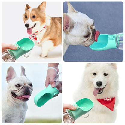 Portable Leakproof Dog Water Bottle with Bowl by HitMyNeed