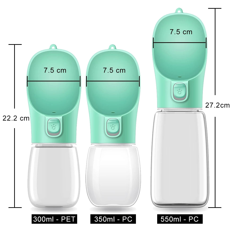 Portable Leakproof Dog Water Bottle with Bowl by HitMyNeed